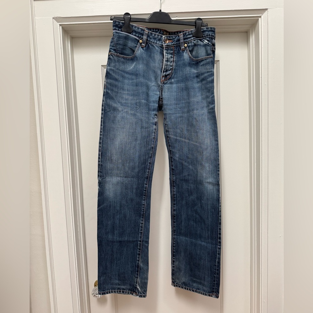 Ted Baker Men's Straight Blue Jeans